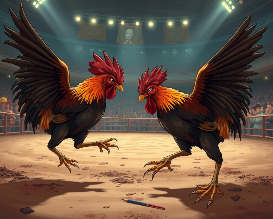 Pertandingan Sabung Ayam